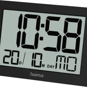 222230 Digitale Wanduhr Ko Tao - Schwarz Hama