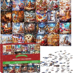 Adventskalender 2024 Puzzle Set 1008 Teile Weihnachts