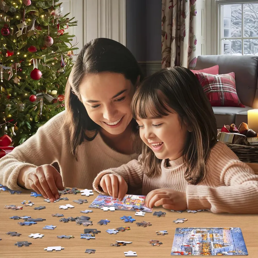 Adventskalender 2024 Puzzle Set 1008 Teile Weihnachts