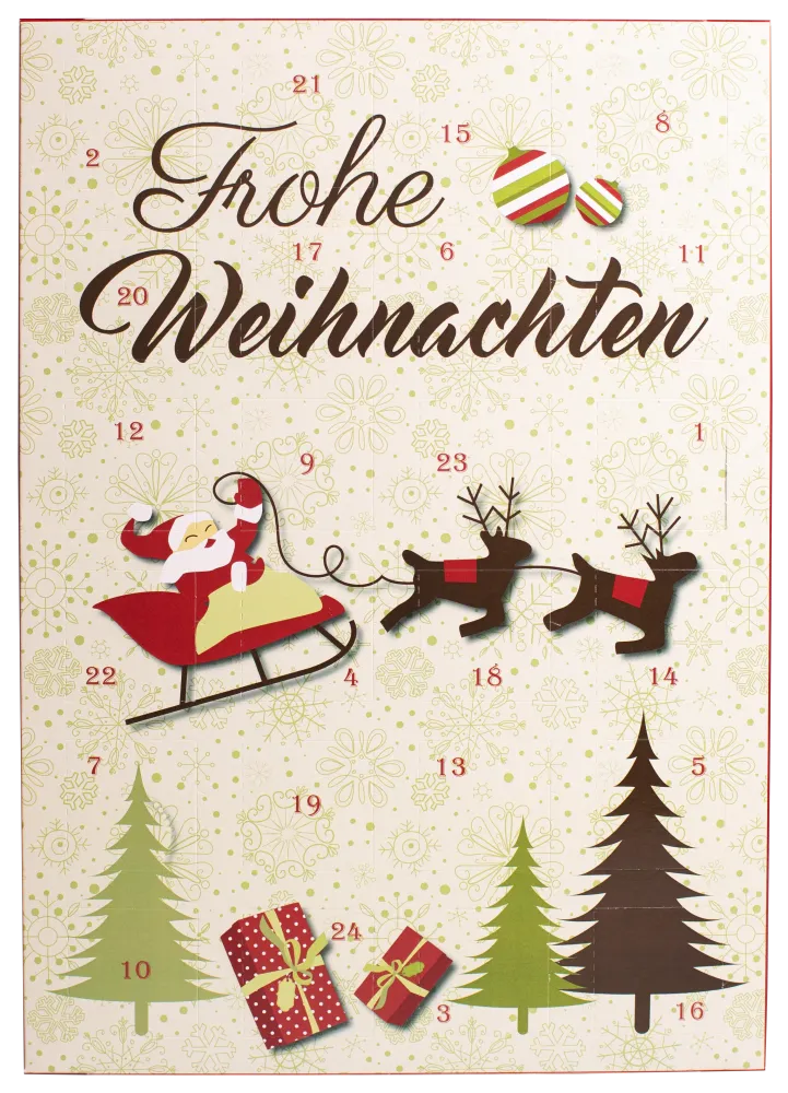 Adventskalender "Frohe Weihnachten"