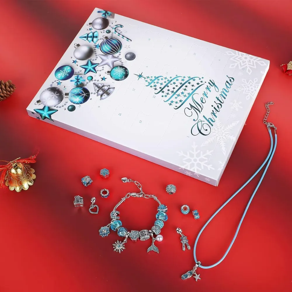 Adventskalender Schmuck Mädchen 2024 DIY Weihnachtskalender
