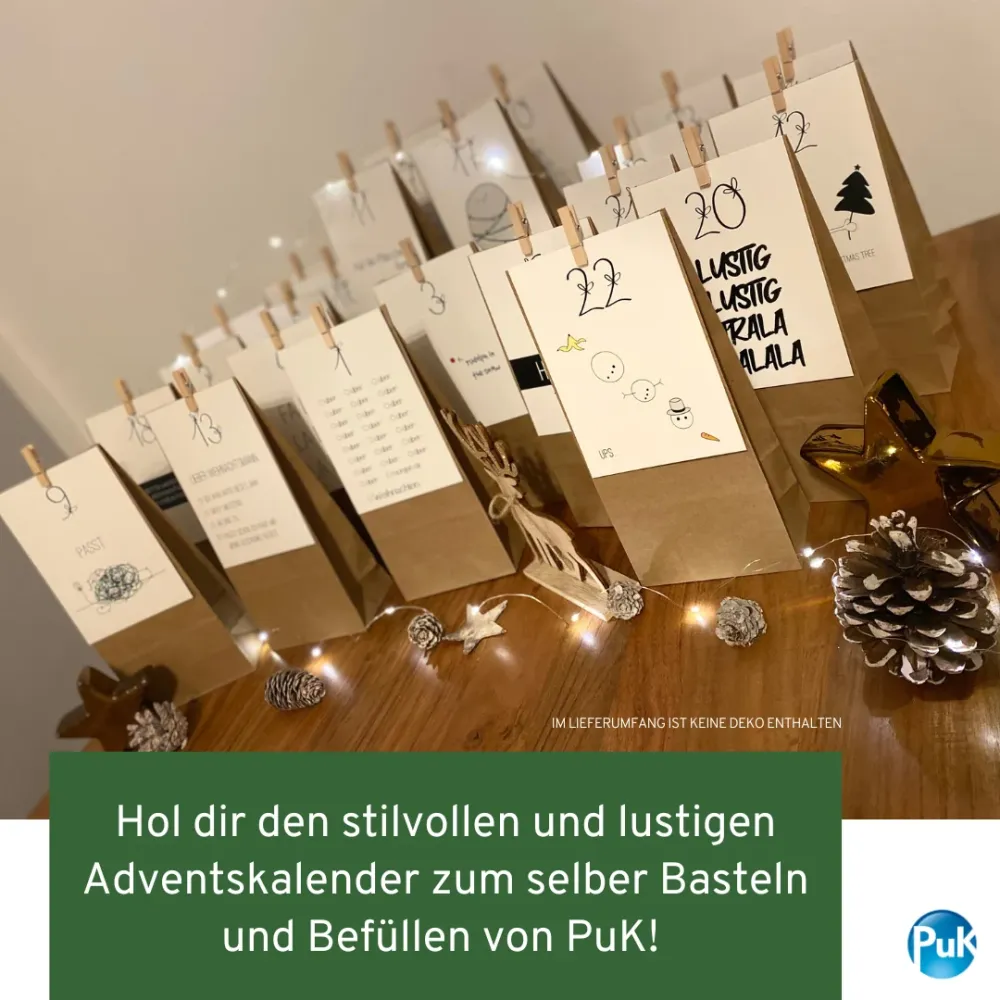 Adventskalender Set "Lustig"