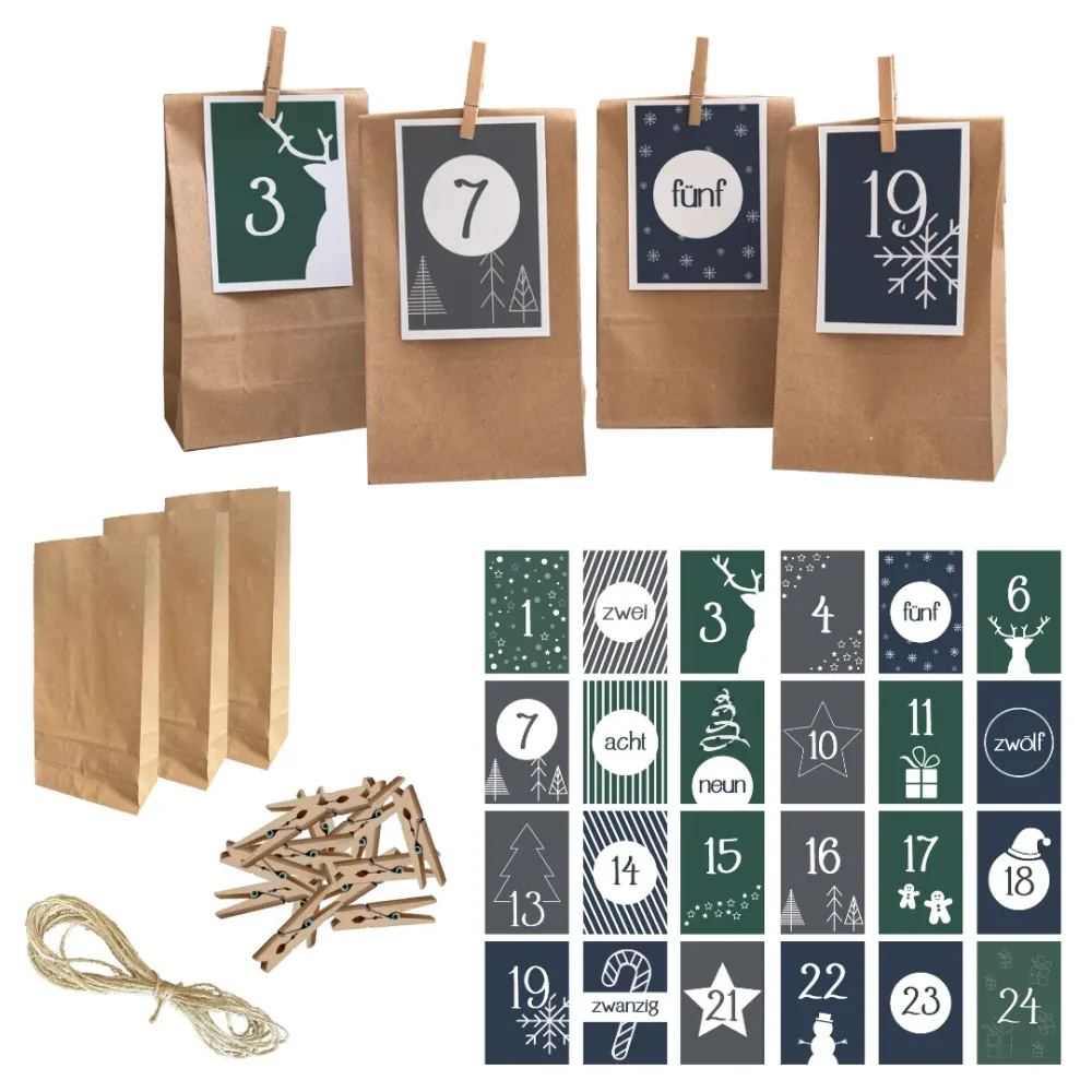 Adventskalender Set "Winterzauber"