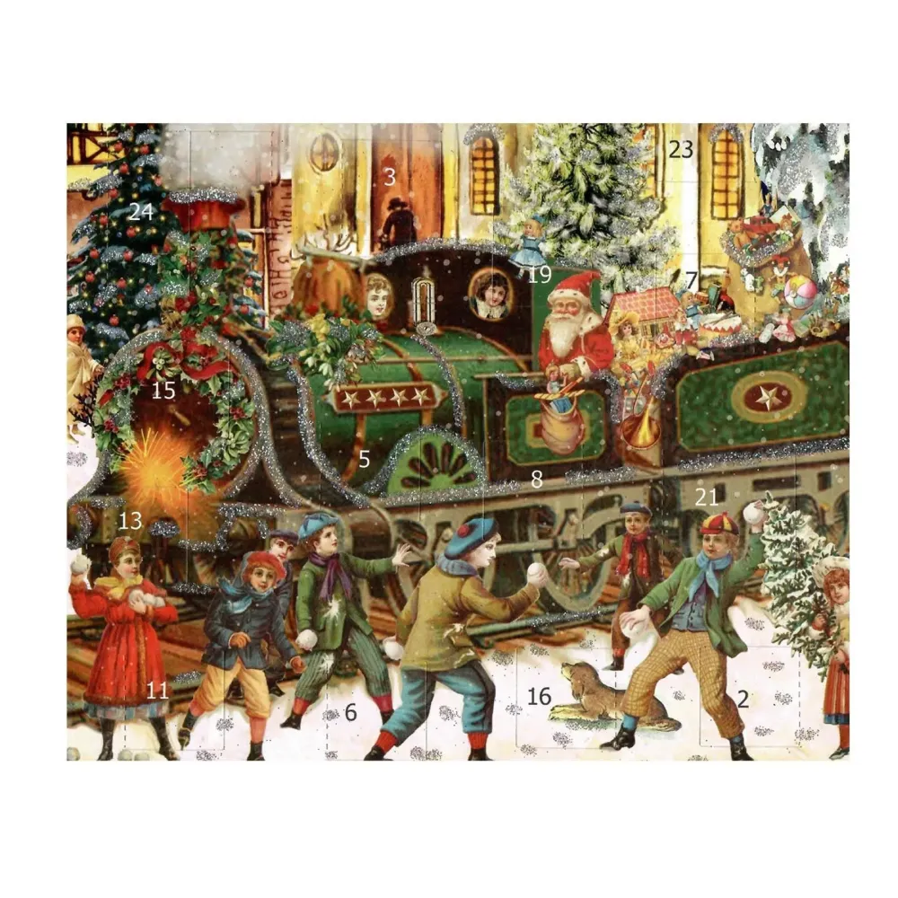 Adventskalender Weihnachtszug