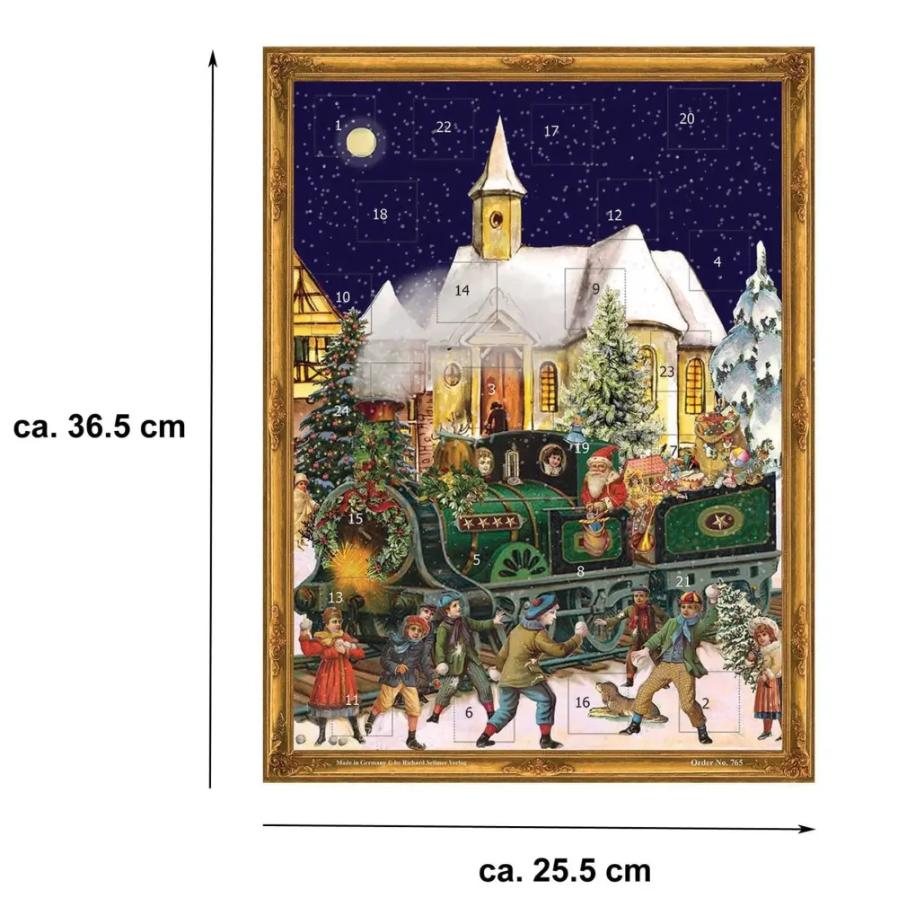 Adventskalender Weihnachtszug