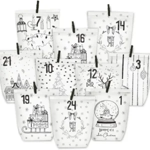 Adventskalender zum Befüllen 24 Weihnachtskalender