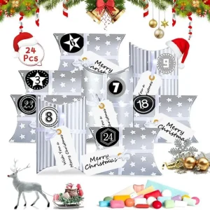 Adventskalender zum Selber Basteln und Befüllen mit 24