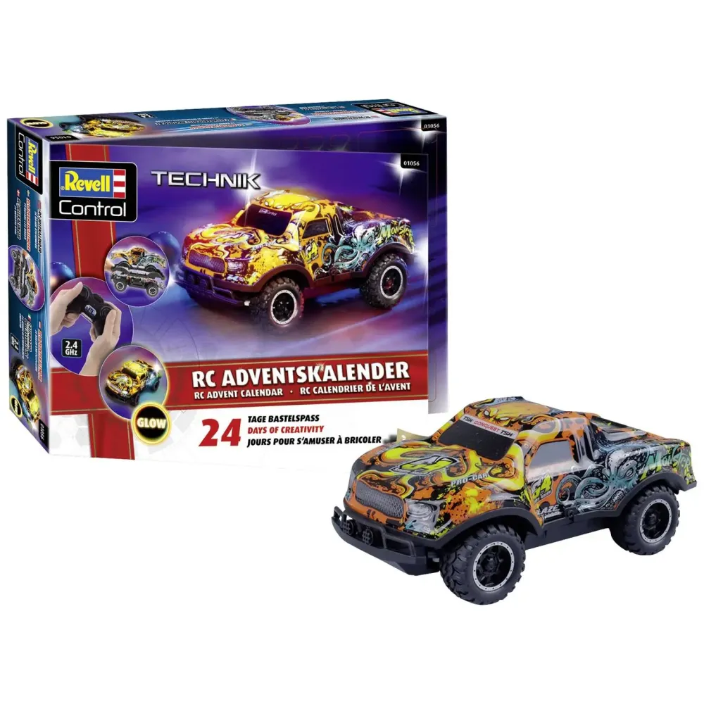 B-Ware Revell Adventskalender Set Rc Car Christmas Driver Bausatz Rc Auto Kinder