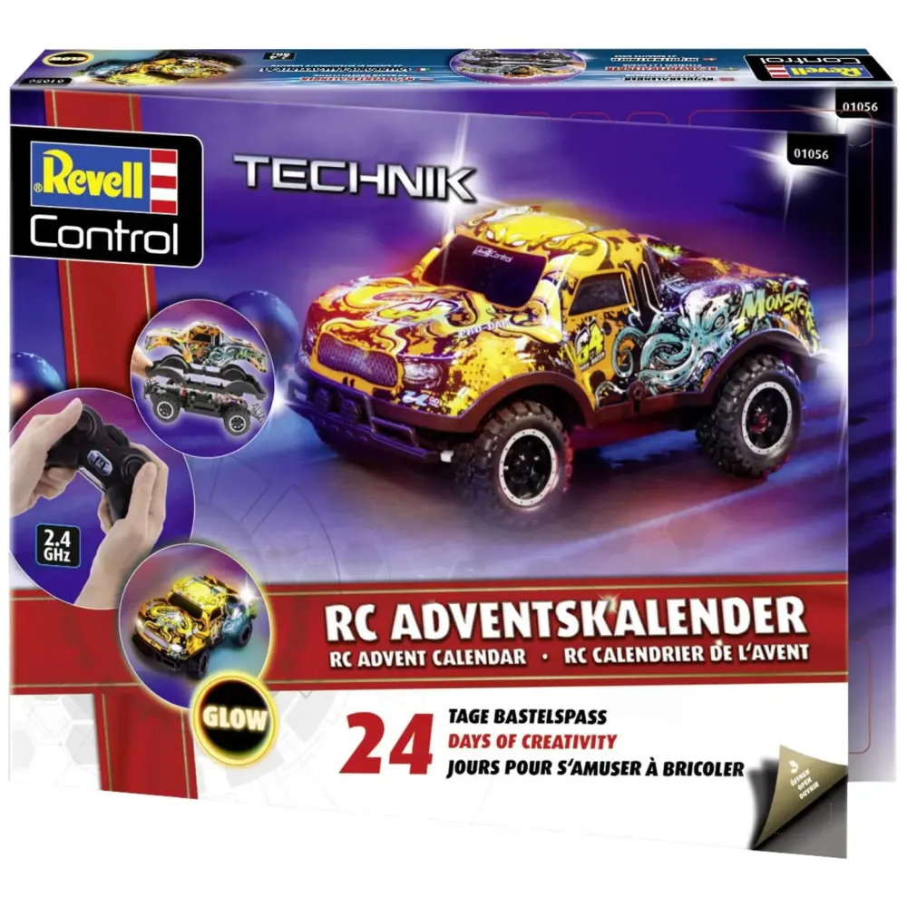 B-Ware Revell Adventskalender Set Rc Car Christmas Driver Bausatz Rc Auto Kinder