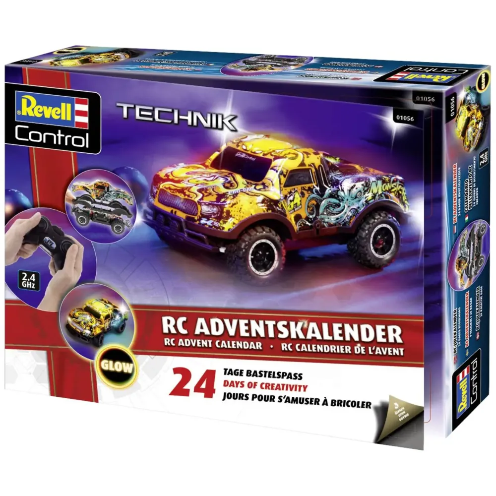 B-Ware Revell Adventskalender Set Rc Car Christmas Driver Bausatz Rc Auto Kinder