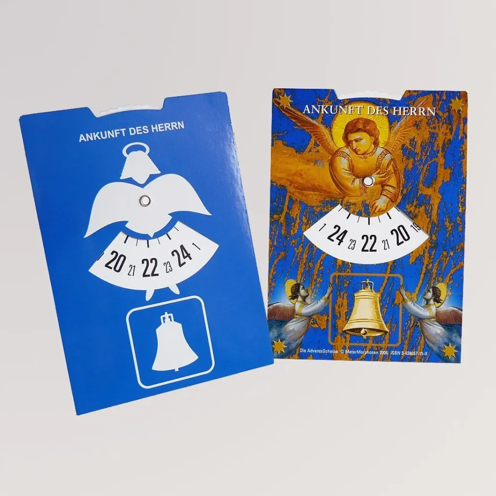 Die Adventsscheibe - Parkscheibe als Adventskalender