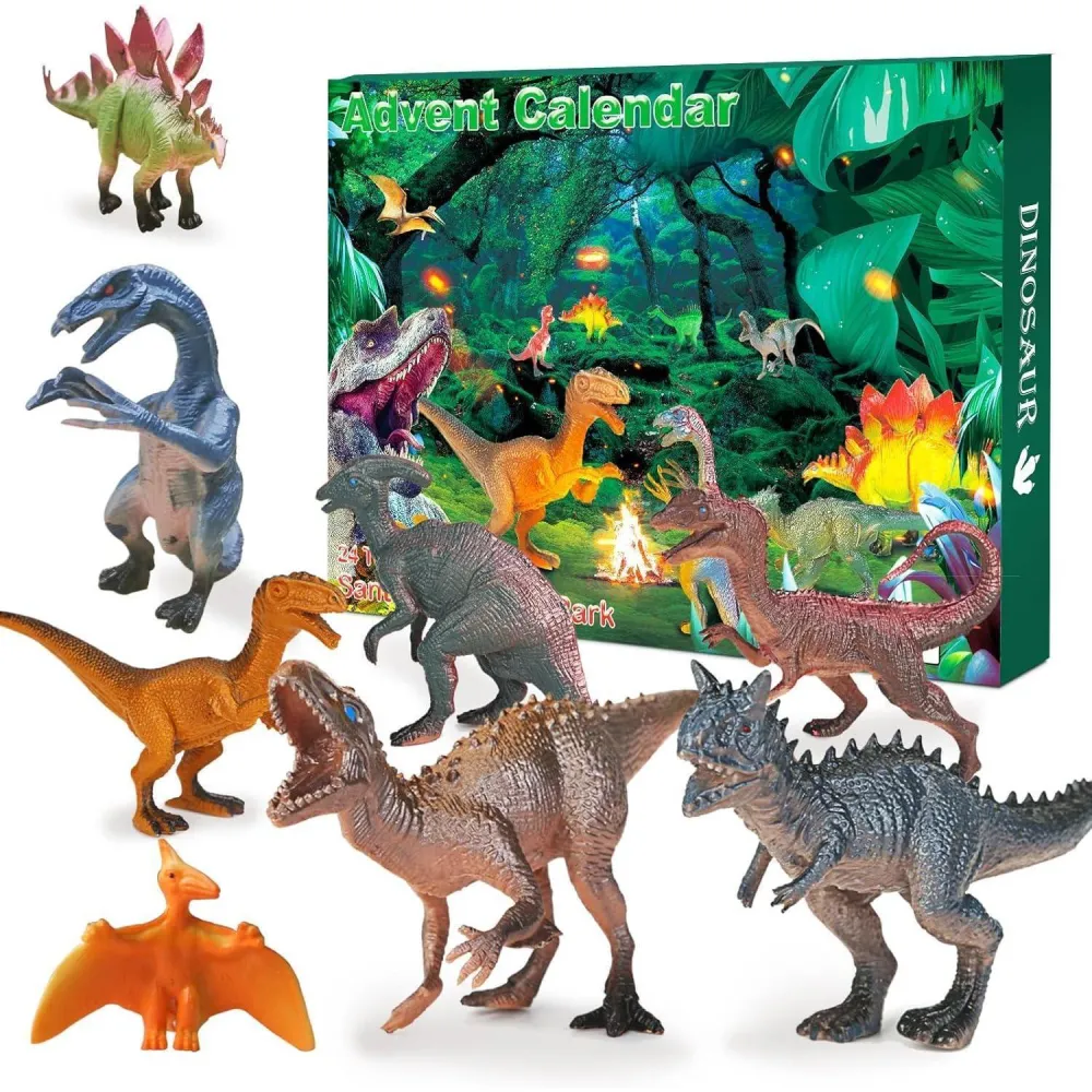 Dinosaurier Adventskalender 2024 für Kinder Jungen Mädchen