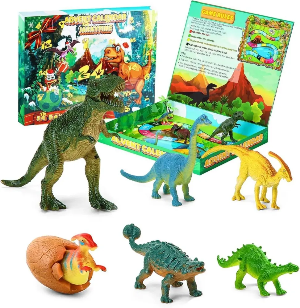 Dinosaurier Adventskalender 2024 Kinder Weihnachts Countdown