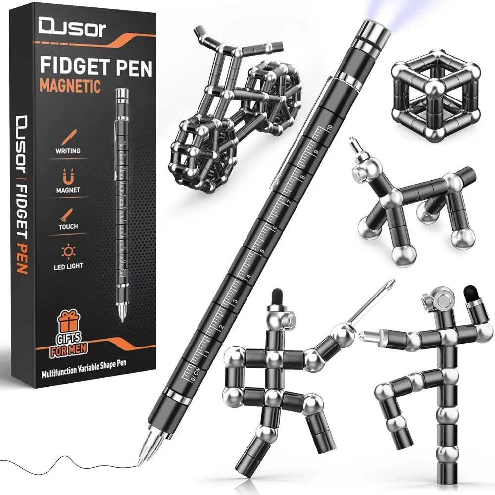Dusor Geschenke für Männer, Adventskalender Füllung, Magnetischer Stress Stift