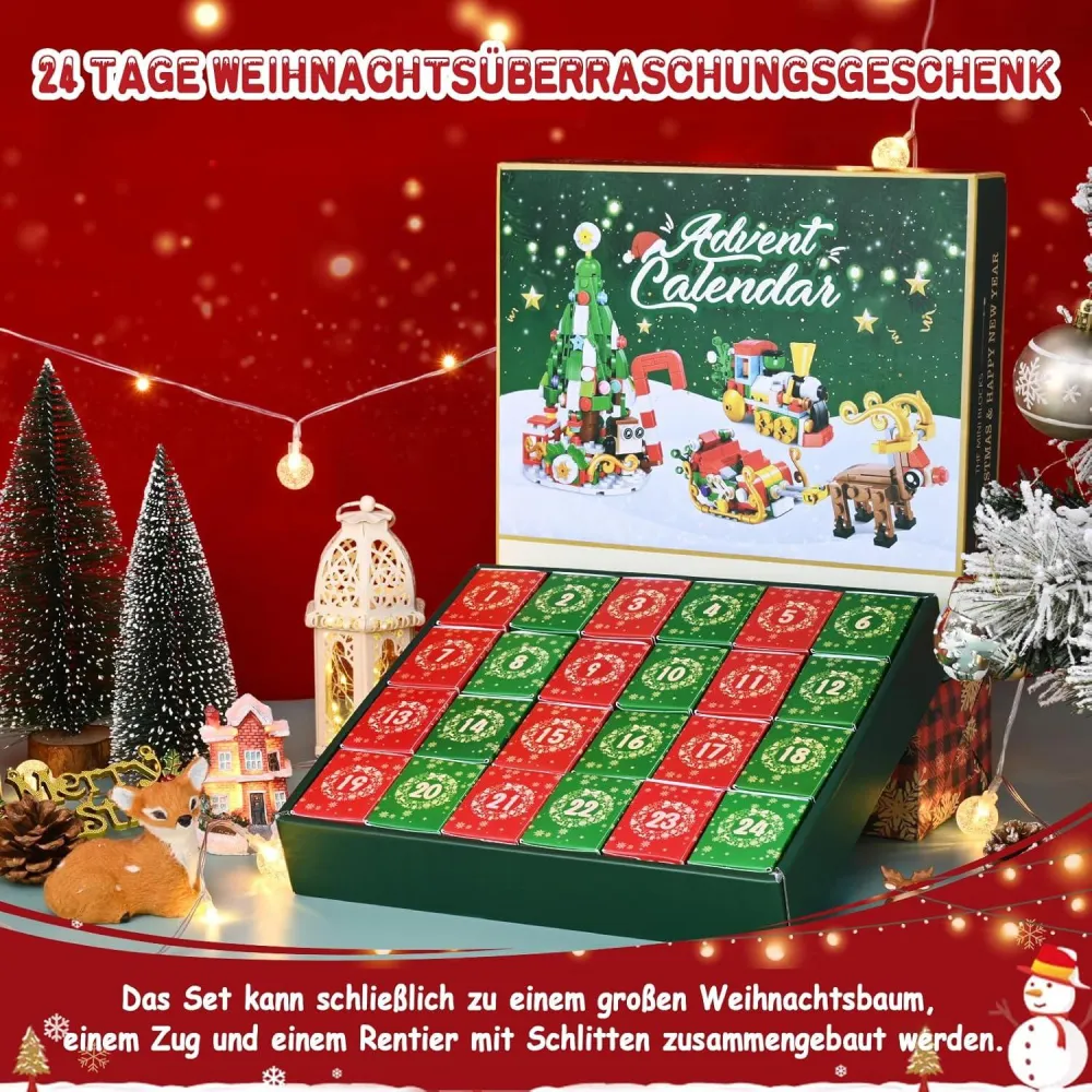 Evolyline Adventskalender 2024 Weihnachten Bausteine 12--1