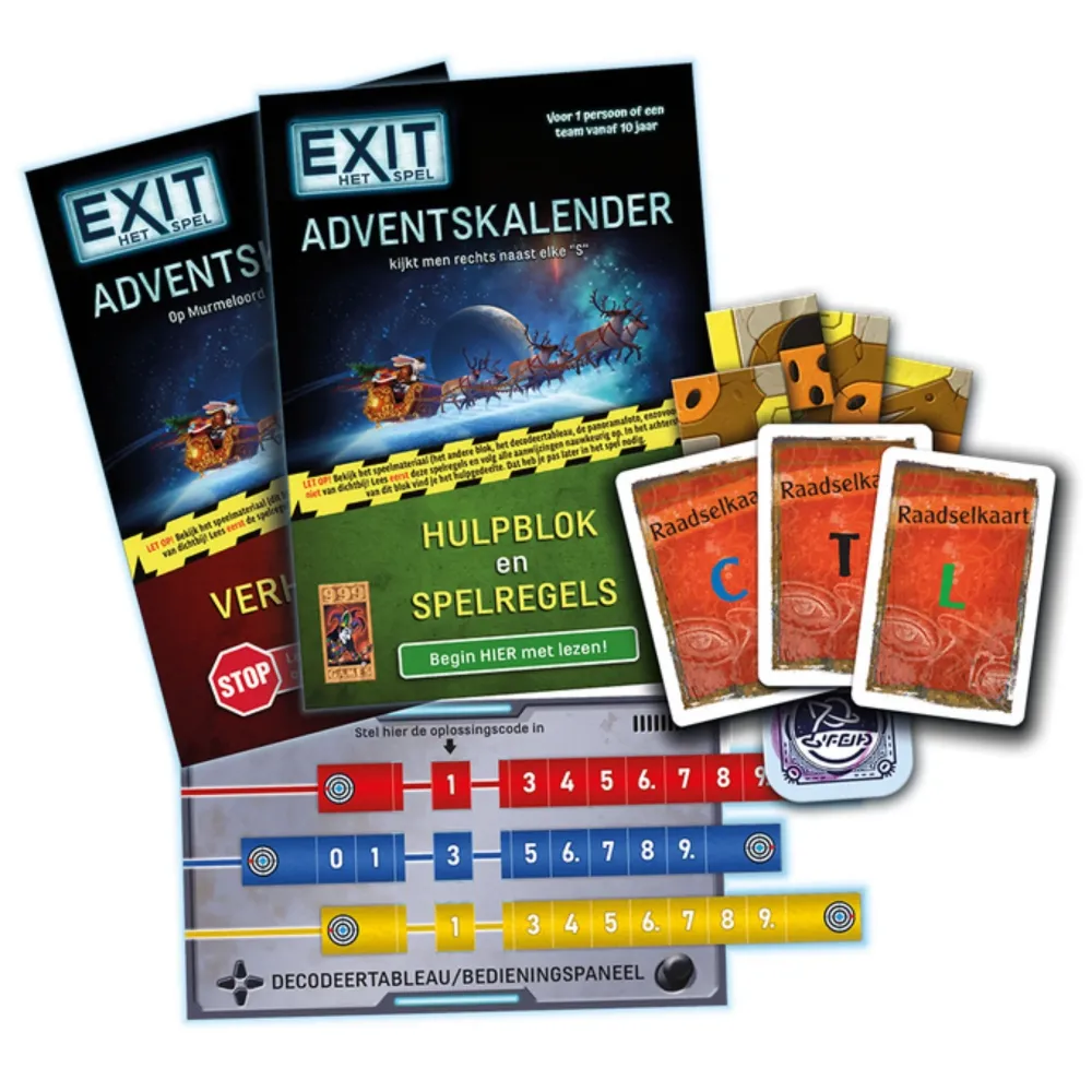 Exit Adventskalender: Das intergalaktische Rennen – Escape Room Games (NL)