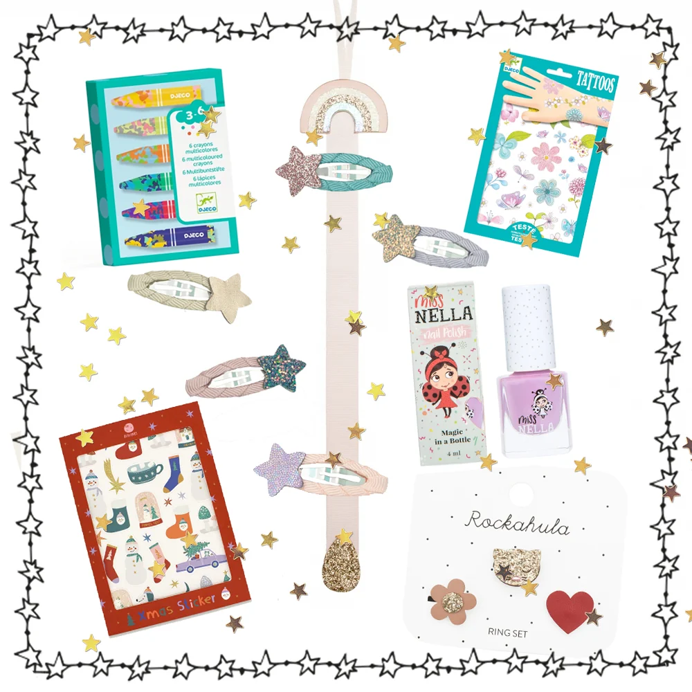 Glitzer Adventskalender-Set