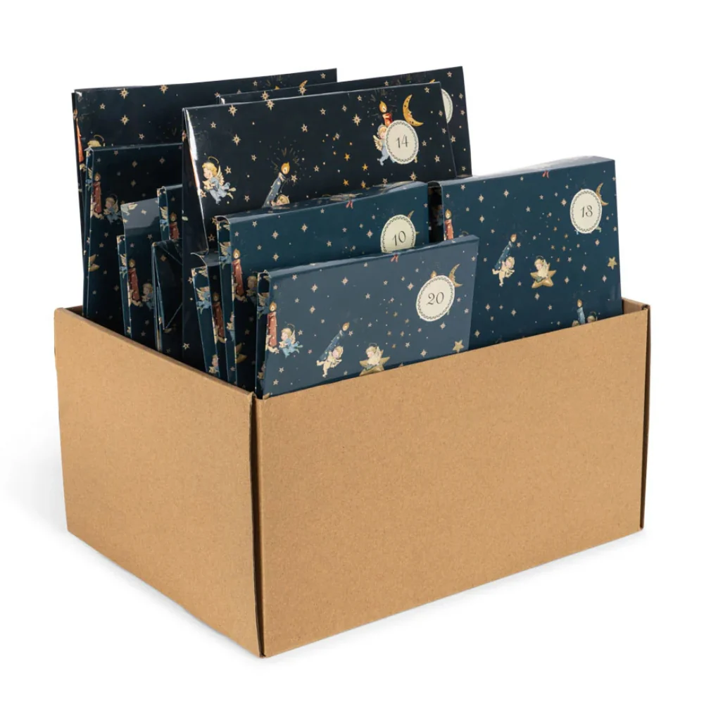 Konges Slojd Adventskalender 24 Geschenke blau