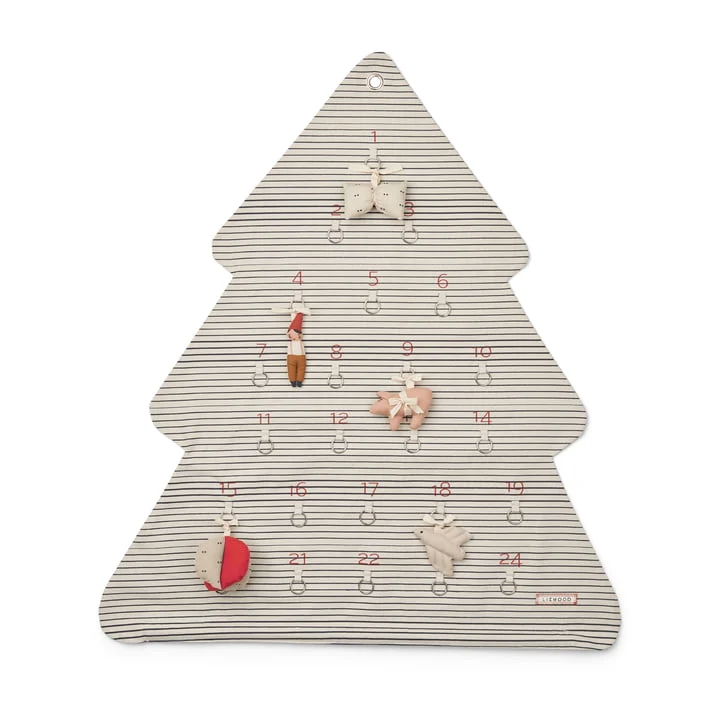Liewood, Adventskalender NATALIE, 'Stripe Sandy / Classic Navy'