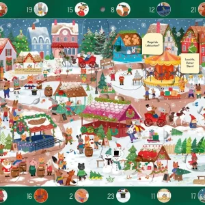 Mein Wimmel-Adventskalender - Auf dem Weihnachtsmarkt