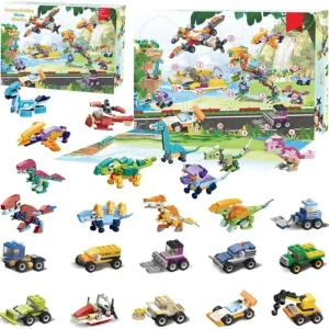 OBEST Adventskalender 2024 Kinder Dinosaurier Modell