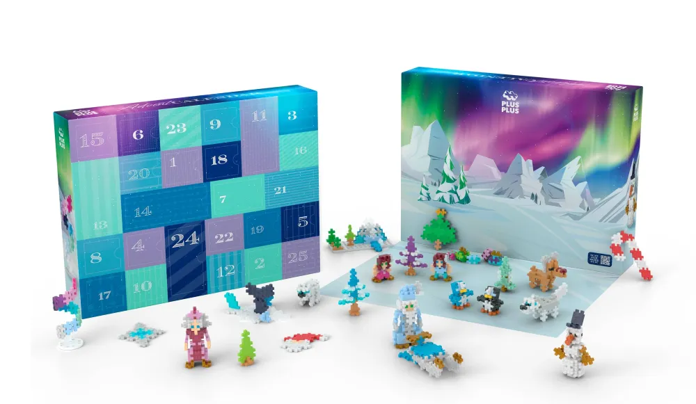 PLUS PLUS Adventskalender „Nordlichter“ 600p