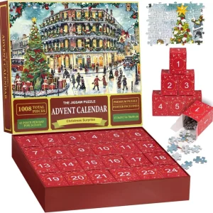 Puzzle Adventskalender 2024: Weihnachtspuzzle Geschenke für
