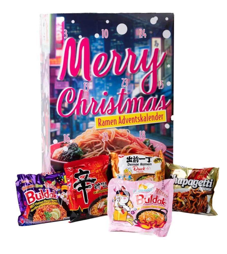 Ramen XXL Adventskalender - 24 köstliche Instant-Nudeln