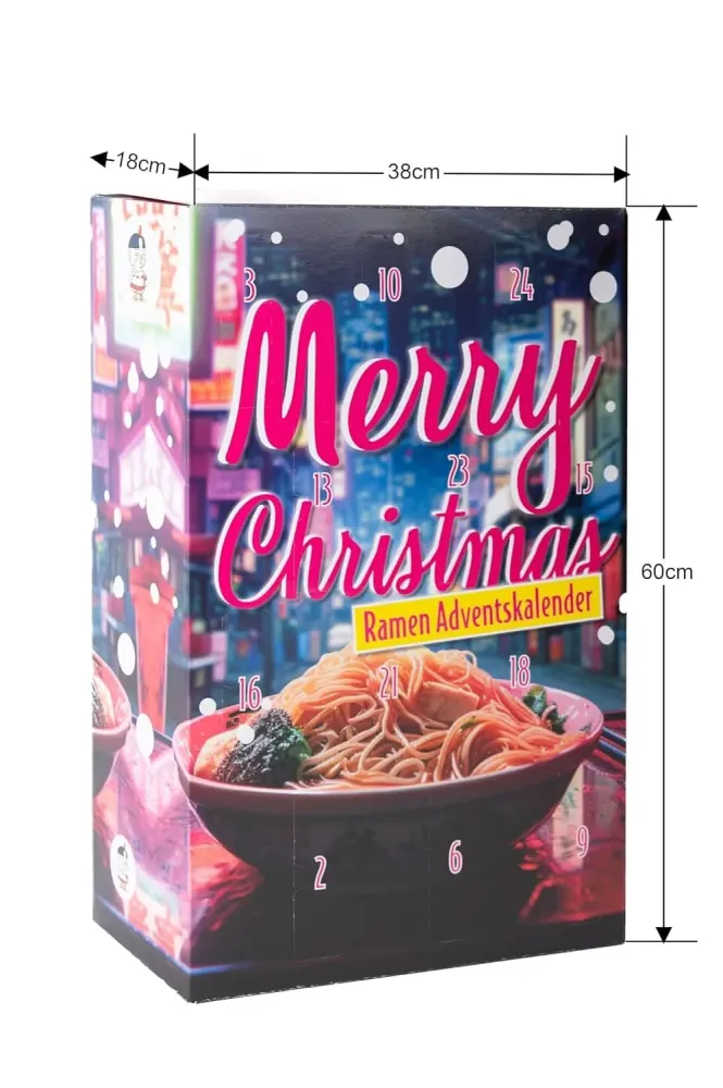 Ramen XXL Adventskalender - 24 köstliche Instant-Nudeln