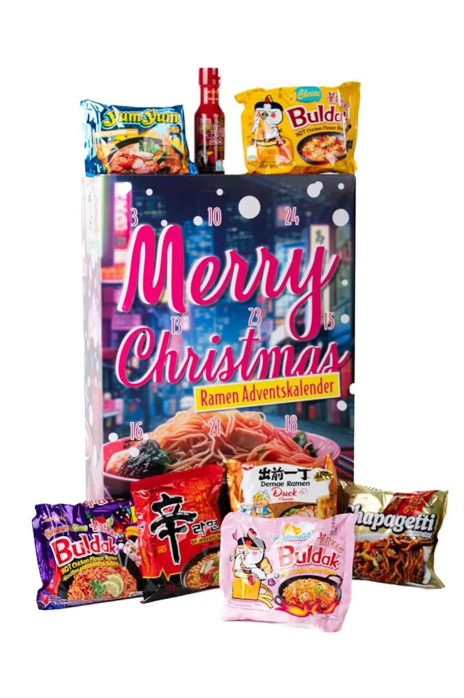 Ramen XXL Adventskalender - 24 köstliche Instant-Nudeln