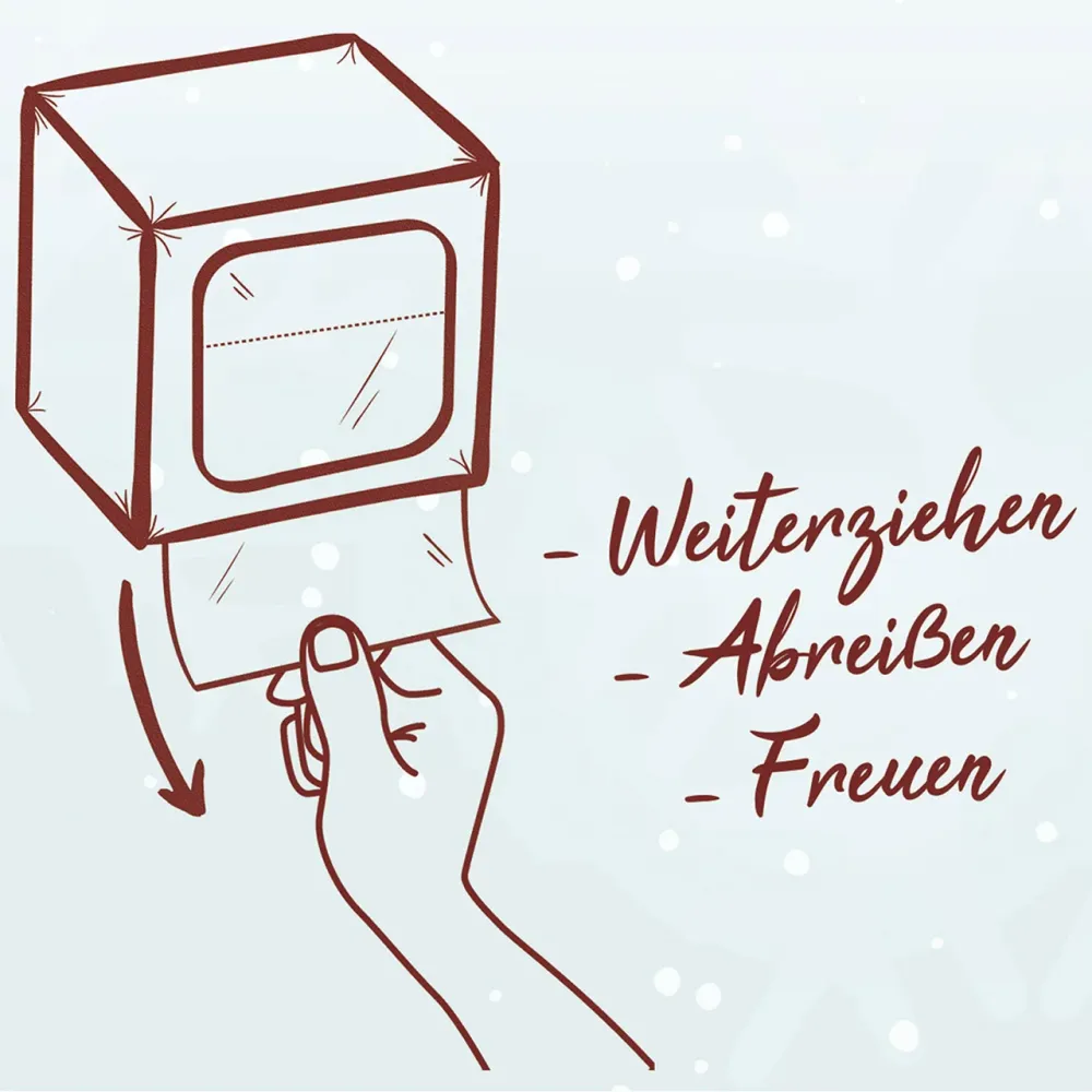 24 Tage voller Freude (Adventskalender-Rollbox)