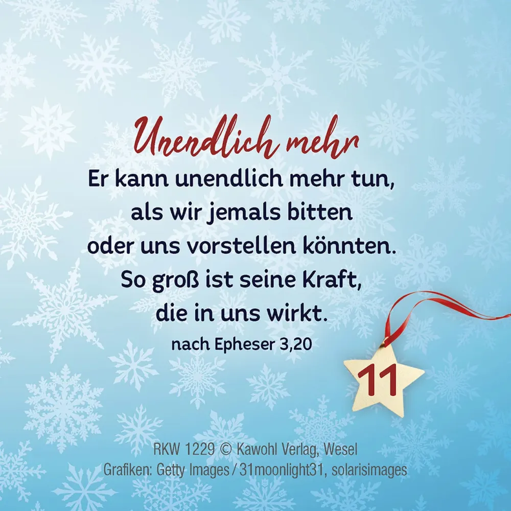 24 Tage voller Freude (Adventskalender-Rollbox)