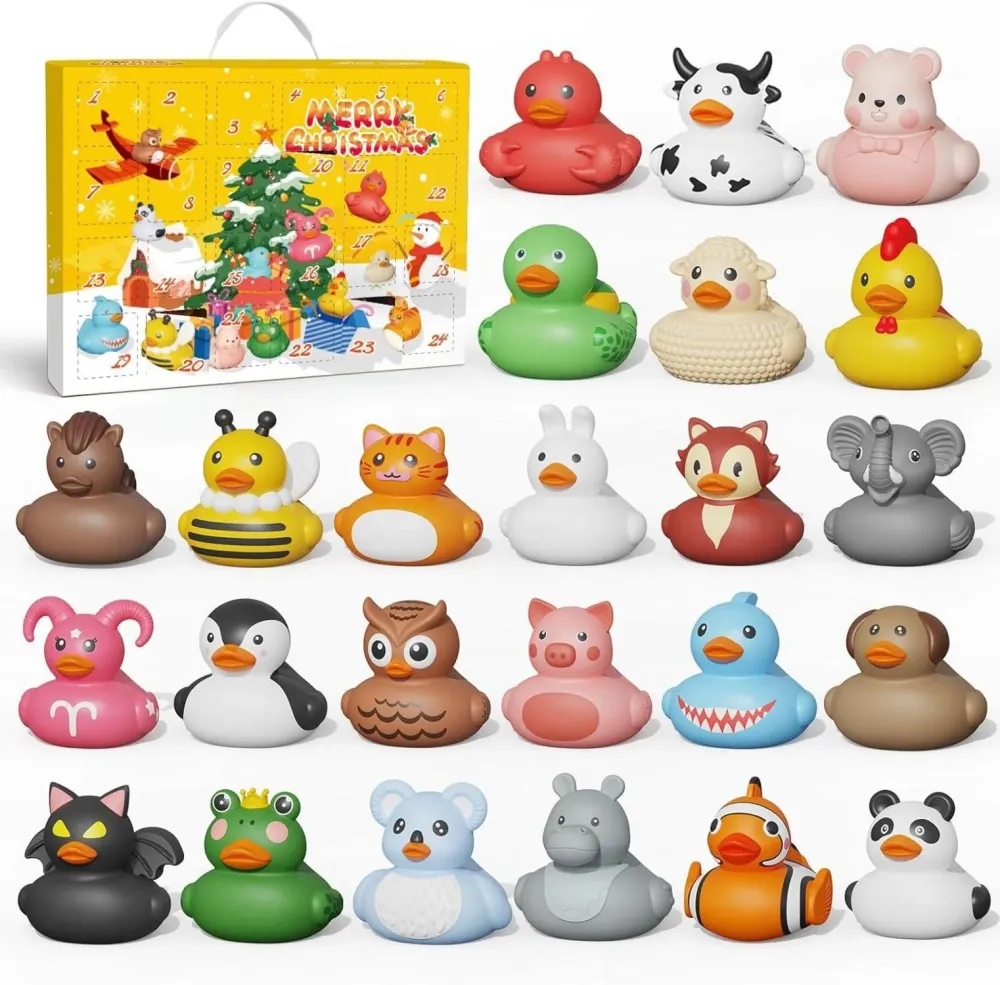 Weihnachts Adventskalender Enten Badeenten 24 Stück