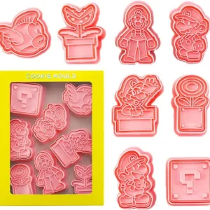 8-teiliges Cartoon Keks Ausstechformen Set für Kinder Party