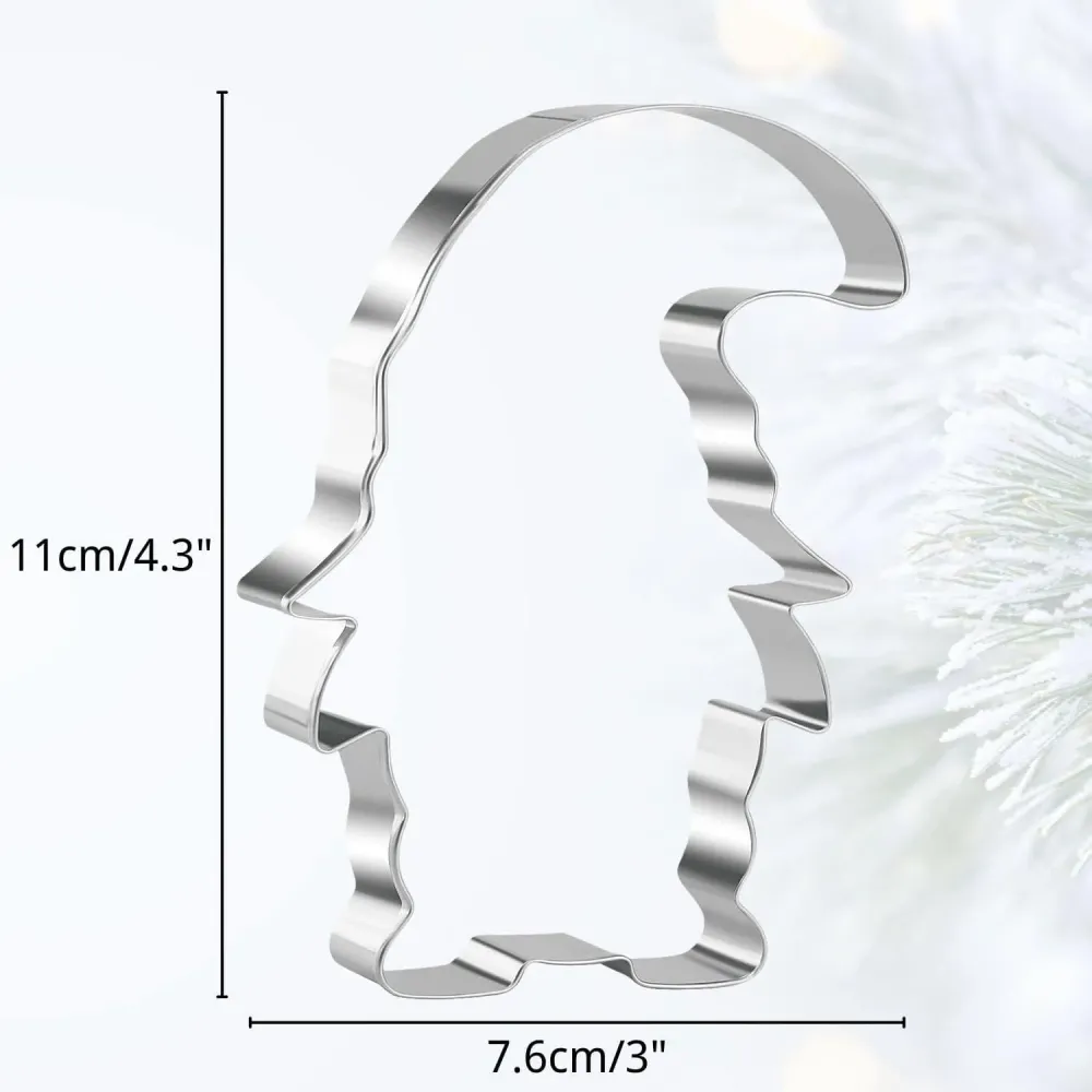 Edelstahl Wichtel Ausstecherformen Weihnachtsplätzchen