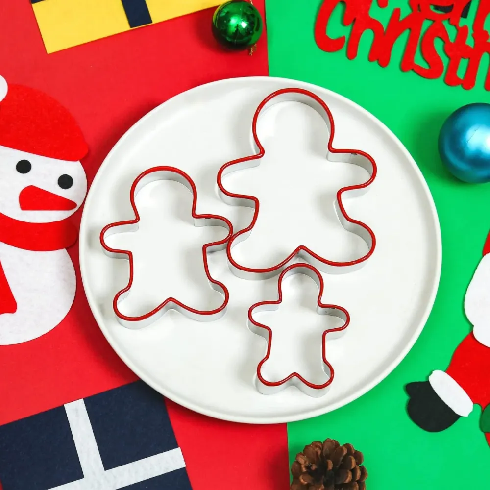 Lebkuchenmann Ausstechformen Set Edelstahl