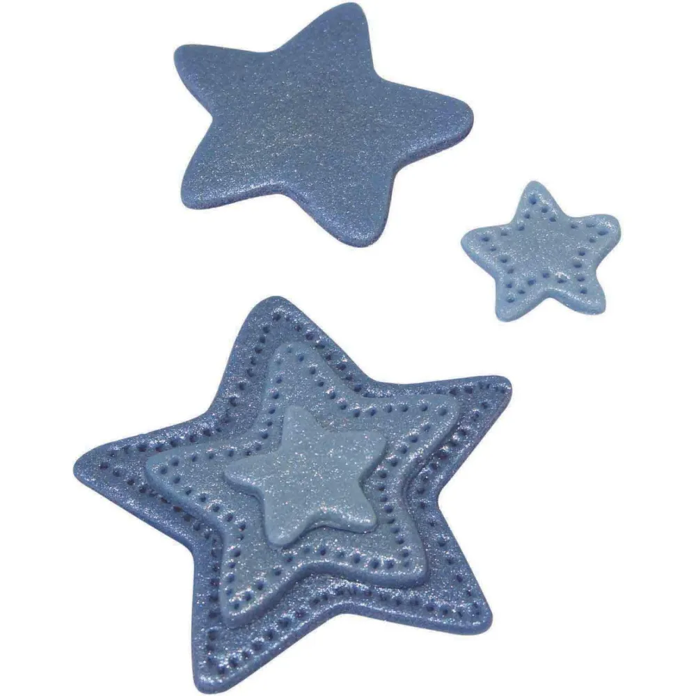 Set/3 Ausstechformen Edelstahl Sterne