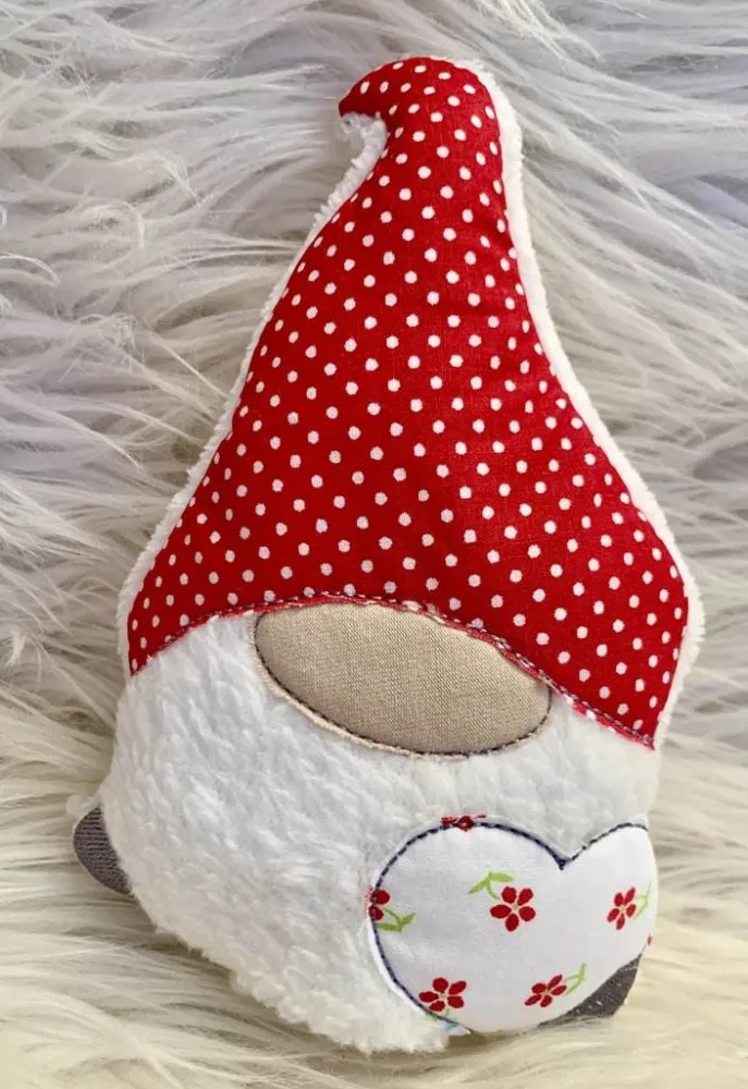 Stickdatei Doodle Wichtel Gnome mit Herz Hoop Set 907