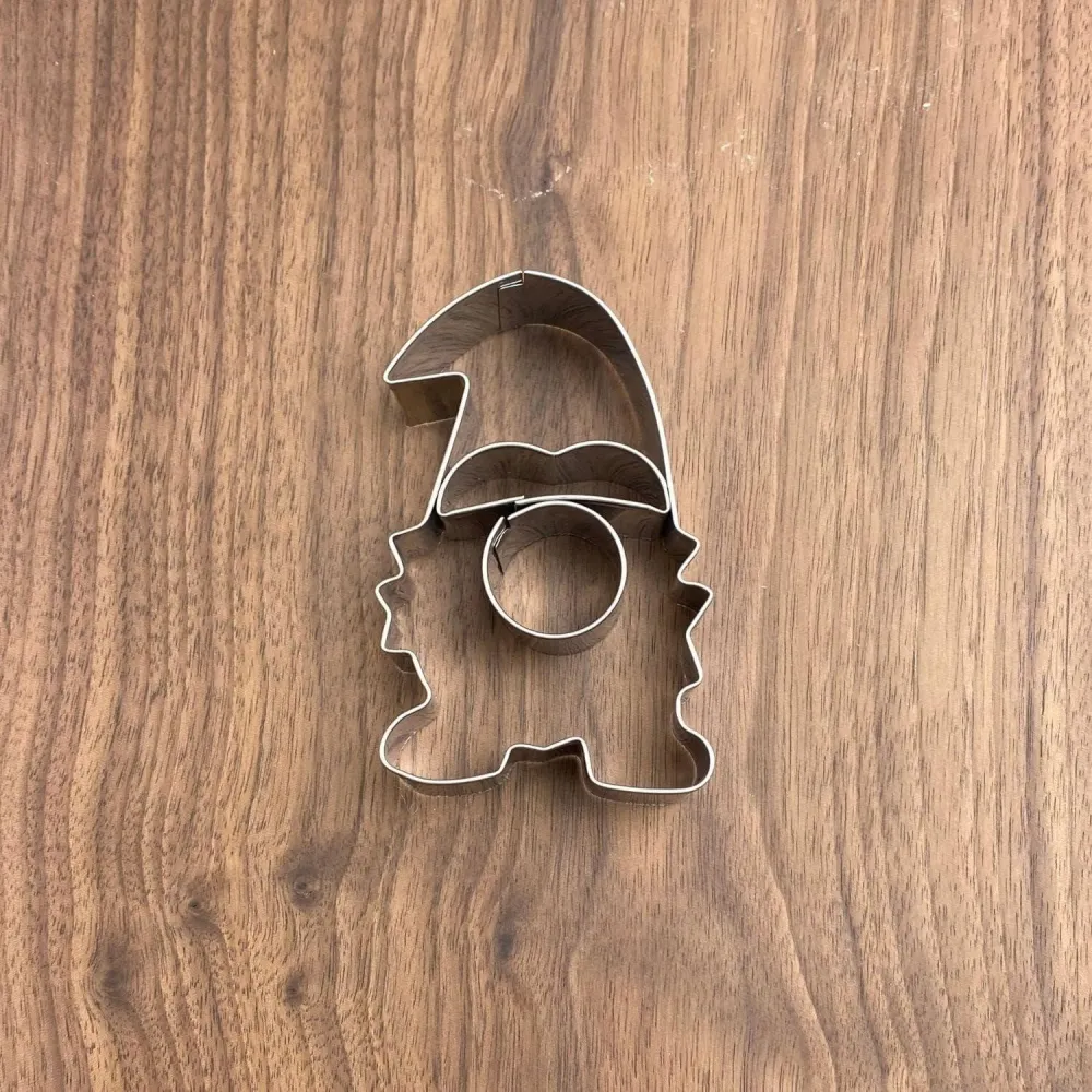 Wichtel Ausstechformen Edelstahl 3D Weihnachten Plätzchen
