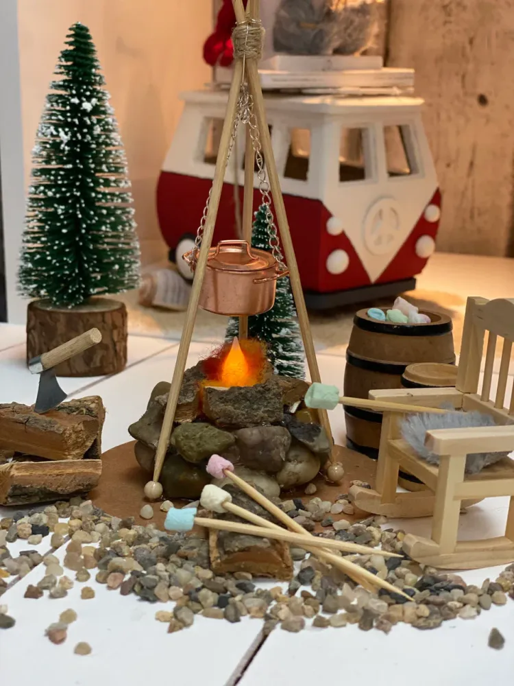Wichtel-Lagerfeuer KREATIVPAKET zum Bauen