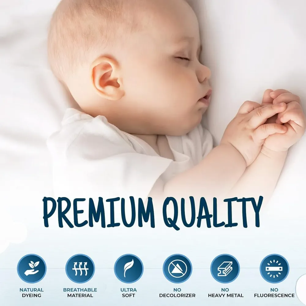 Omilion Baby-Waschlappen Baumwolle Badetuch Geschenkliste