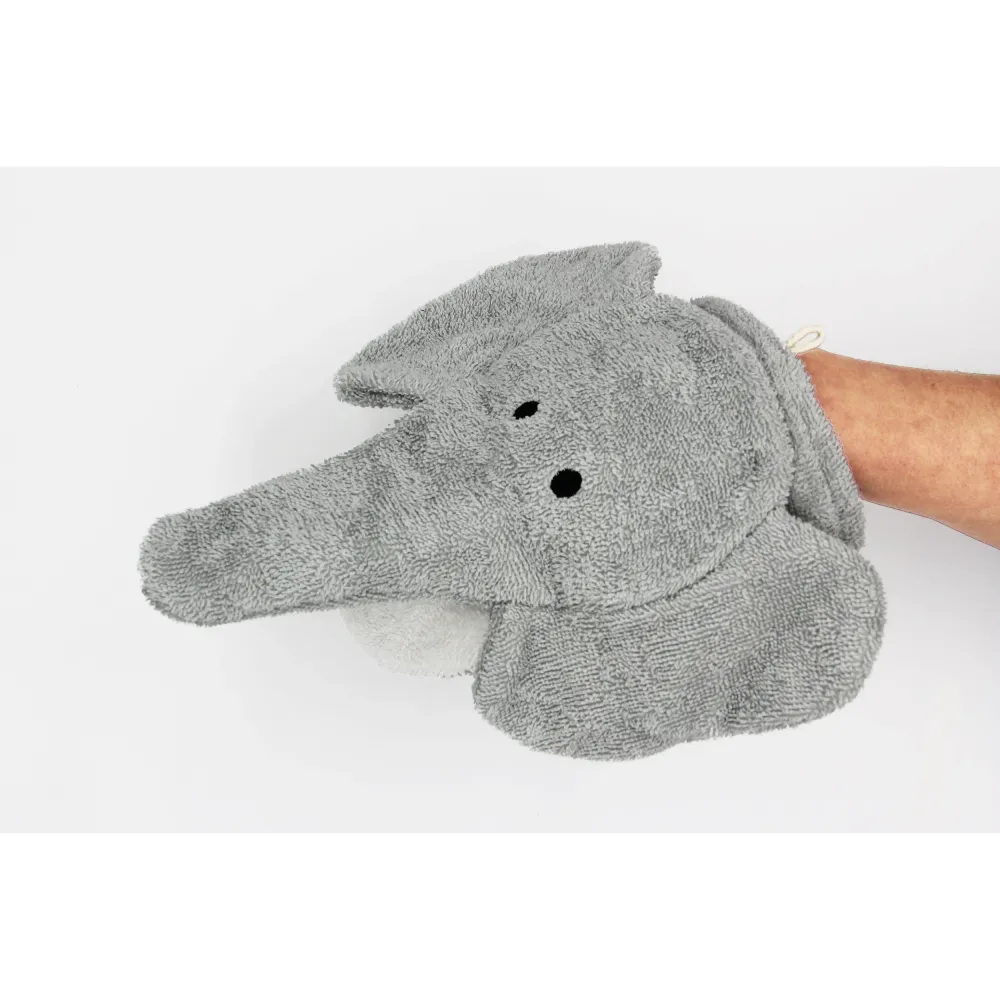 Waschhandschuh Elefant Ella (Biobaumwolle)