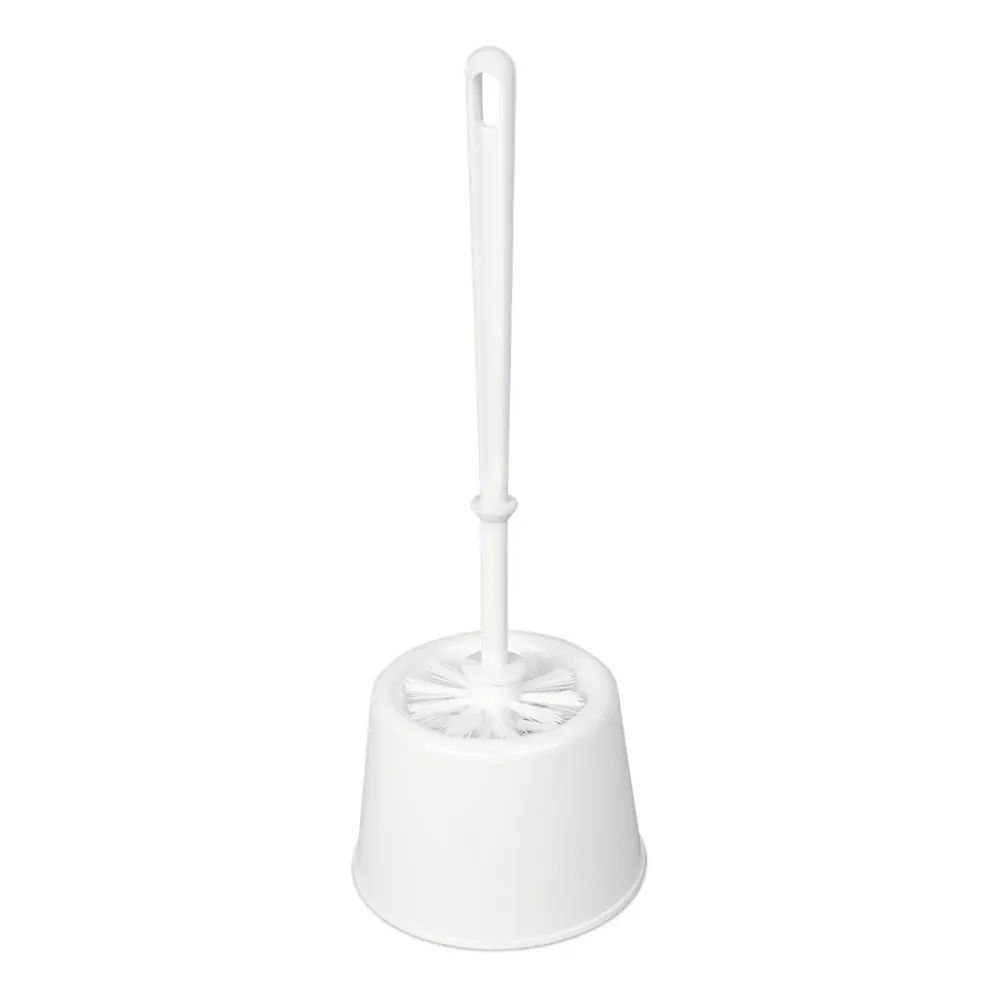 Nölle Profi Brush WC-Garnitur, Topform, Ø 75 mm, weiße PP-Borste | 1 Stück