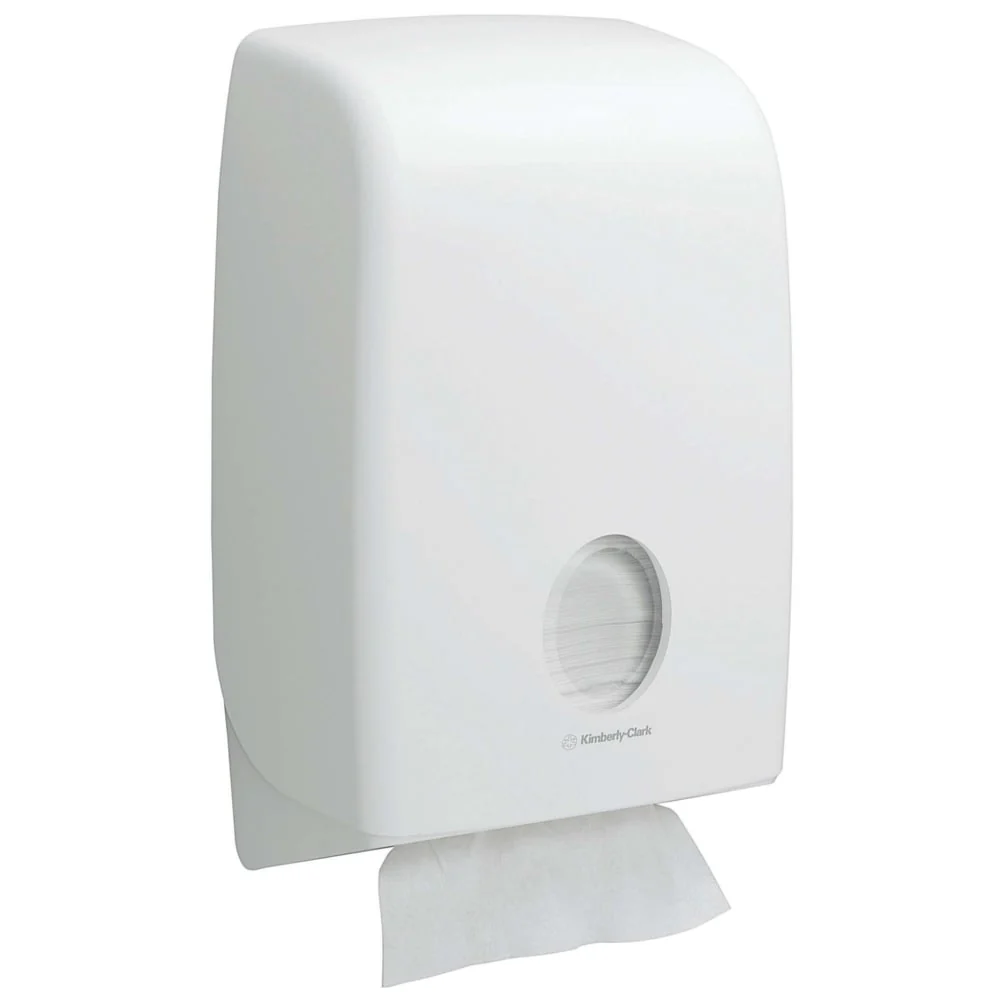 Aquarius™ Spender für gefaltete Handtücher - Interfold / Weiß - 1 Dispenser | Karton (1 Spender)