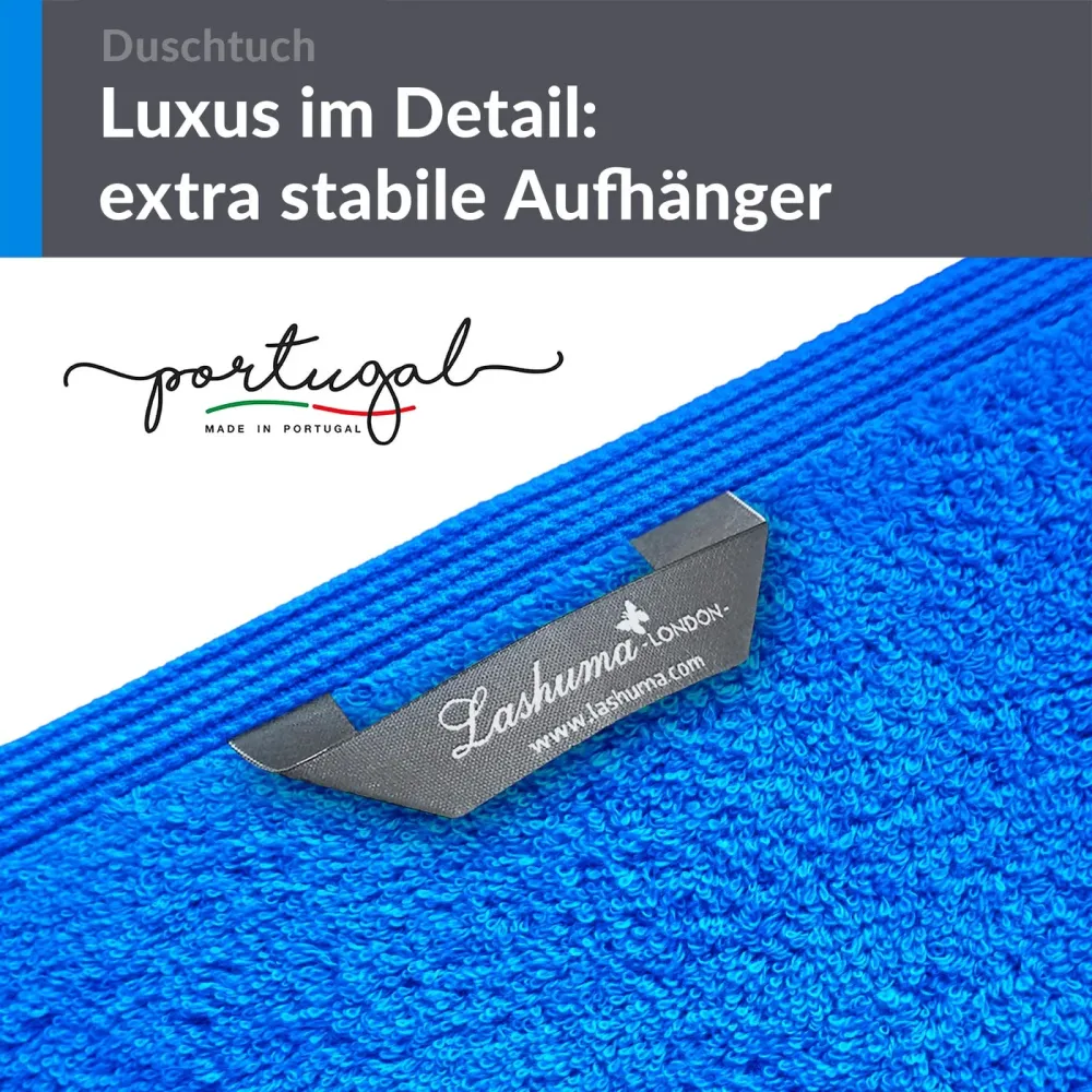 Duschhandtuch 70x140 cm Blau - Karibik
