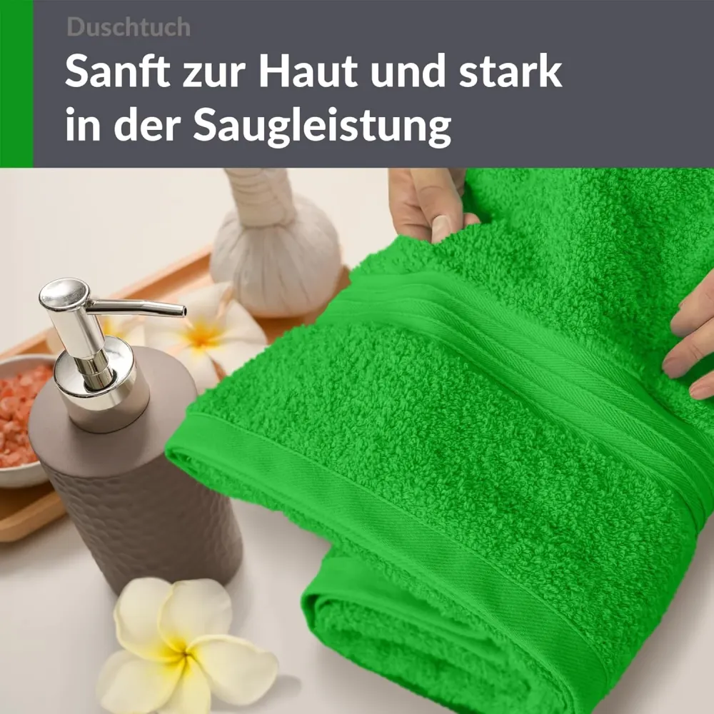 Duschtuch - Badetuch 70x140 cm Grün - Forst