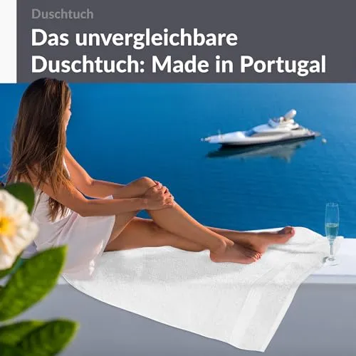 Duschtuch - Badetuch 70x140 cm Weiß