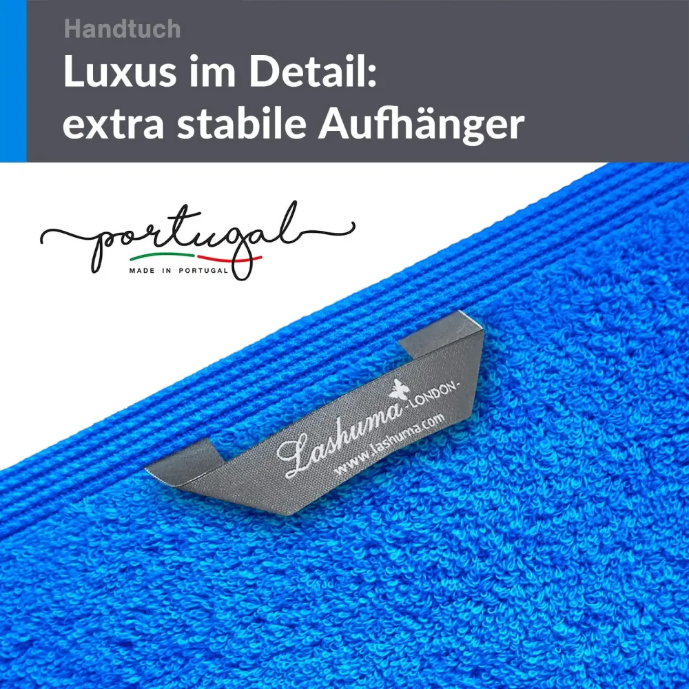 Handtuch 50x100 cm Blau - Karibik