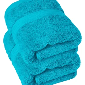 Handtuch Set 50x100 cm 2 Stück Blau - Aquamarin