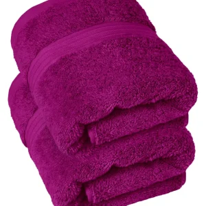 Handtuch Set 50x100 cm 2 Stück Lila - Orchidee